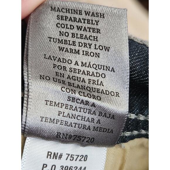 BKE Jeans Women's Sz 28s Bootcut Faded Dark Wash Aiden Slim Fit Low-rise Stretch - Picture 9 of 10